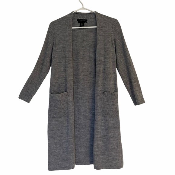 Tahari Sweaters - Tahari, 100% Extra Fine Merino Cardigan, Sz Medium